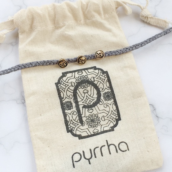 Pyrrha Jewelry - 💥 Pyrrha Bronze/Silk Wrap Bracelet/Neck